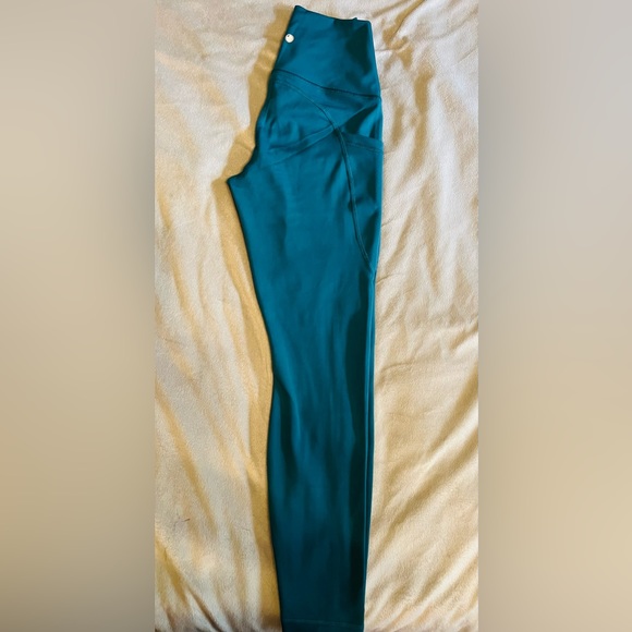 Yogalicious Lux Ankle Leggings, Small, Color: Everglade - Picture 5 of 8